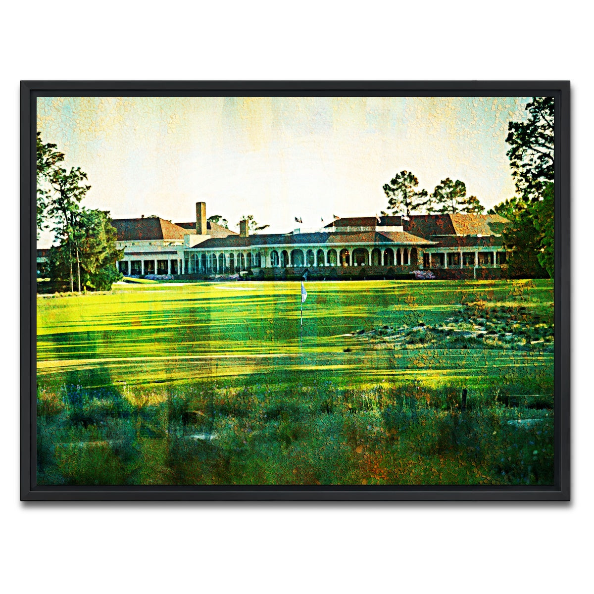 AUTO-MOCKUP WHITE | Pinehurst No. 2 | 1 Piece | Black Framed Canvas | group=4x3