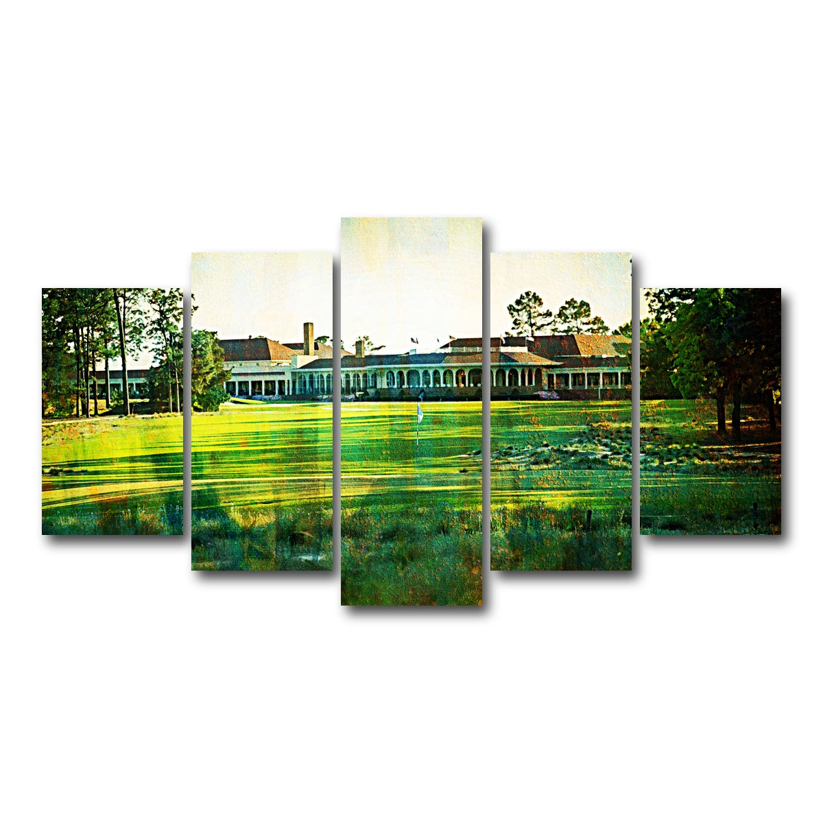AUTO-MOCKUP WHITE | Pinehurst No. 2 | 5 Piece | Gallery Wrap Canvas | group=5_normal