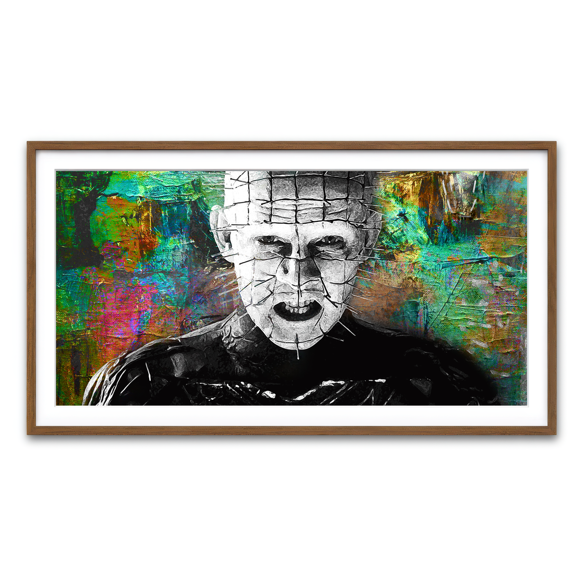 Framed Print 2x1 Walnut