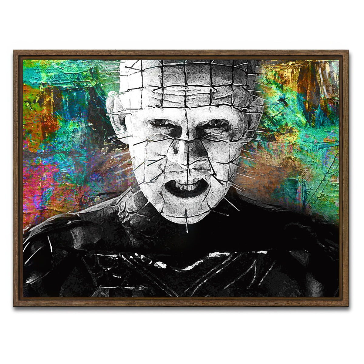 AUTO-MOCKUP WHITE | Pinhead | 1 Piece | Walnut Framed Canvas | group=4x3