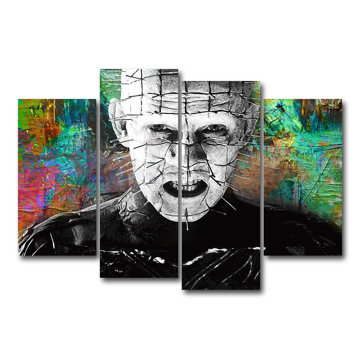 AUTO-MOCKUP WHITE | Pinhead | 4 Piece | Gallery Wrap Canvas | group=4_short