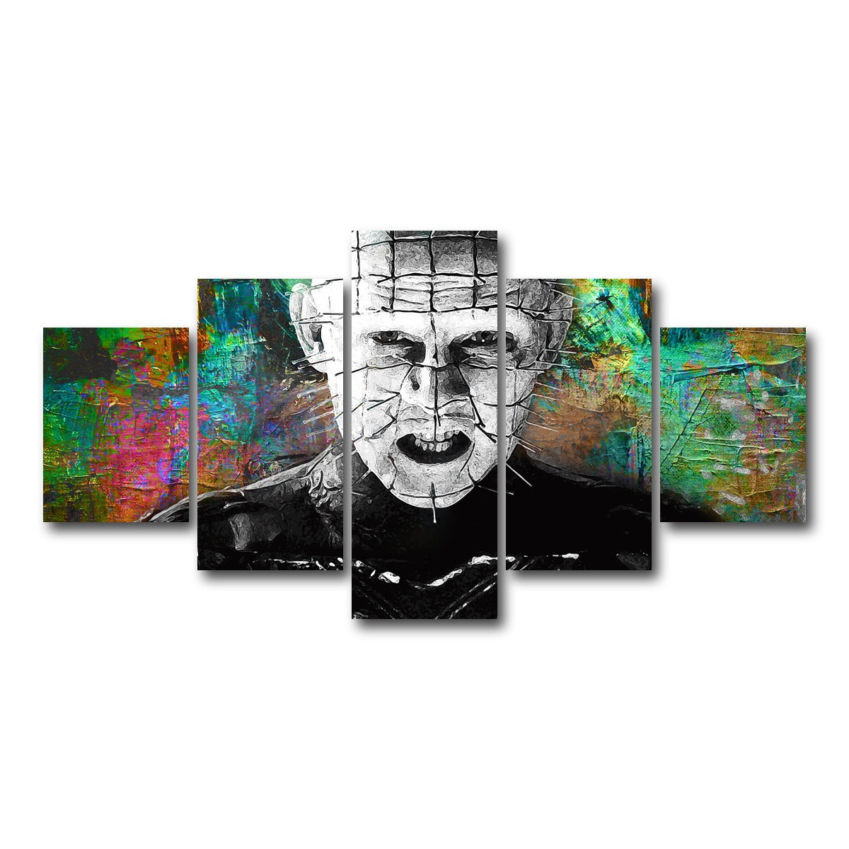 AUTO-MOCKUP WHITE | Pinhead | 5 Piece | Gallery Wrap Canvas | group=5_short