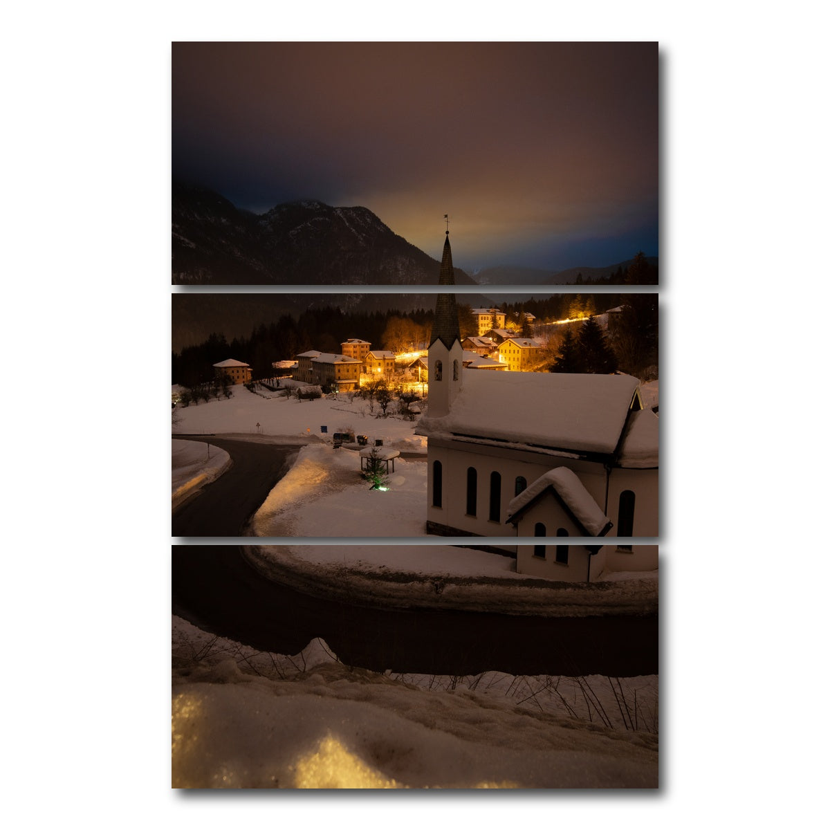 AUTO-MOCKUP WHITE | Pinie | 3 Piece | Gallery Wrap Canvas | group=12x24_stacked