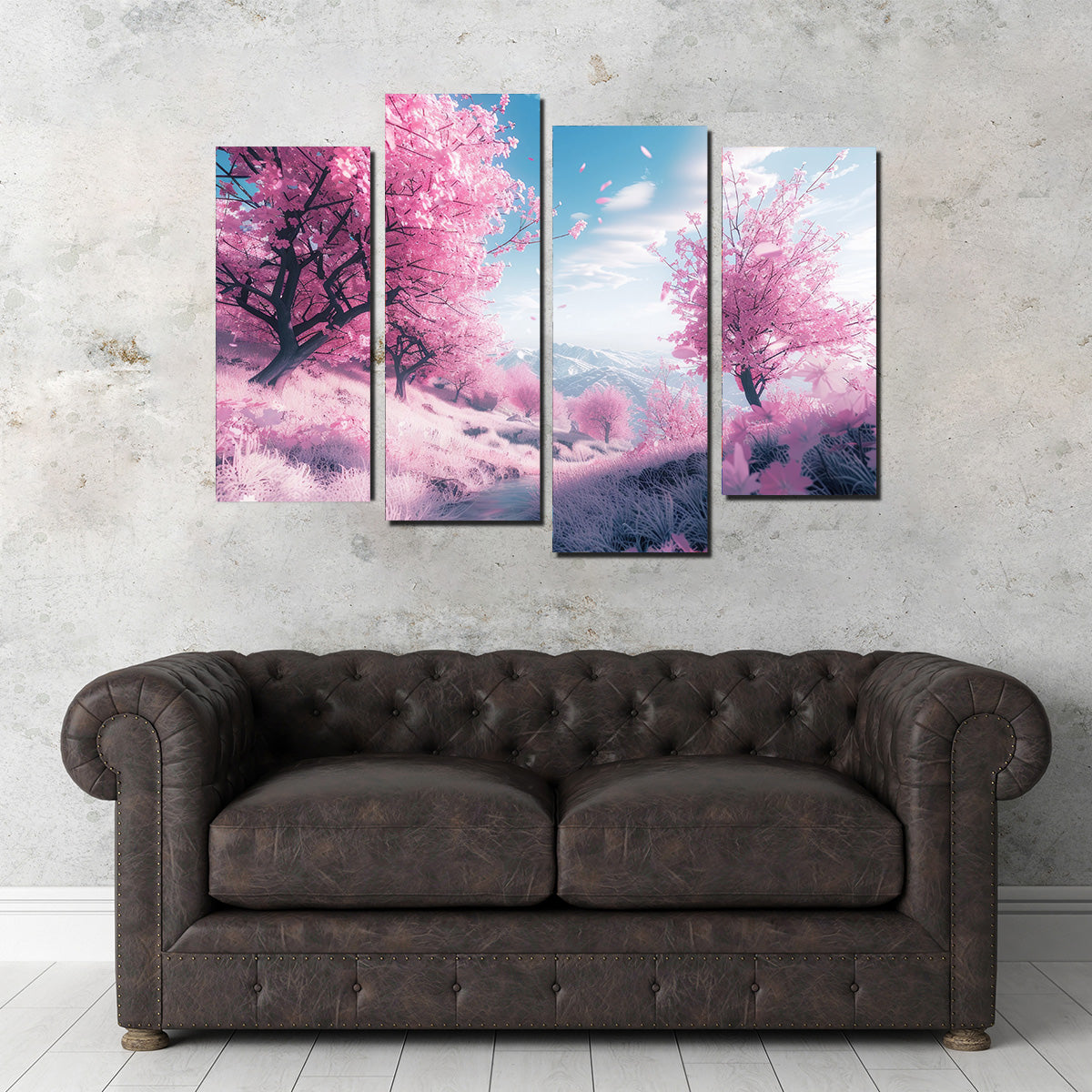 Pink Forest Wall Art