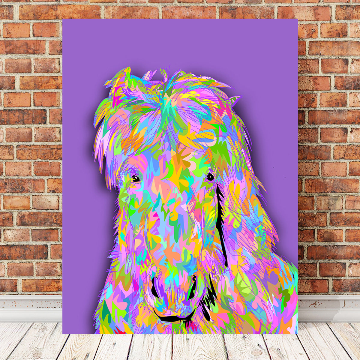 Pink Horsey Wall Art