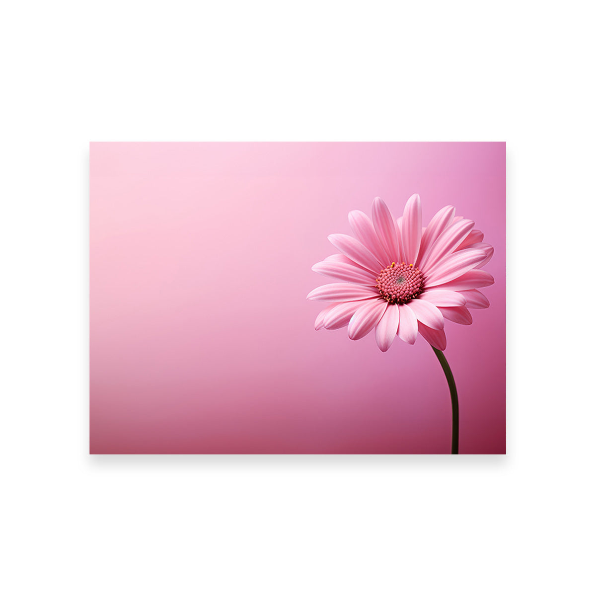 Pink Sunflower Wall Art