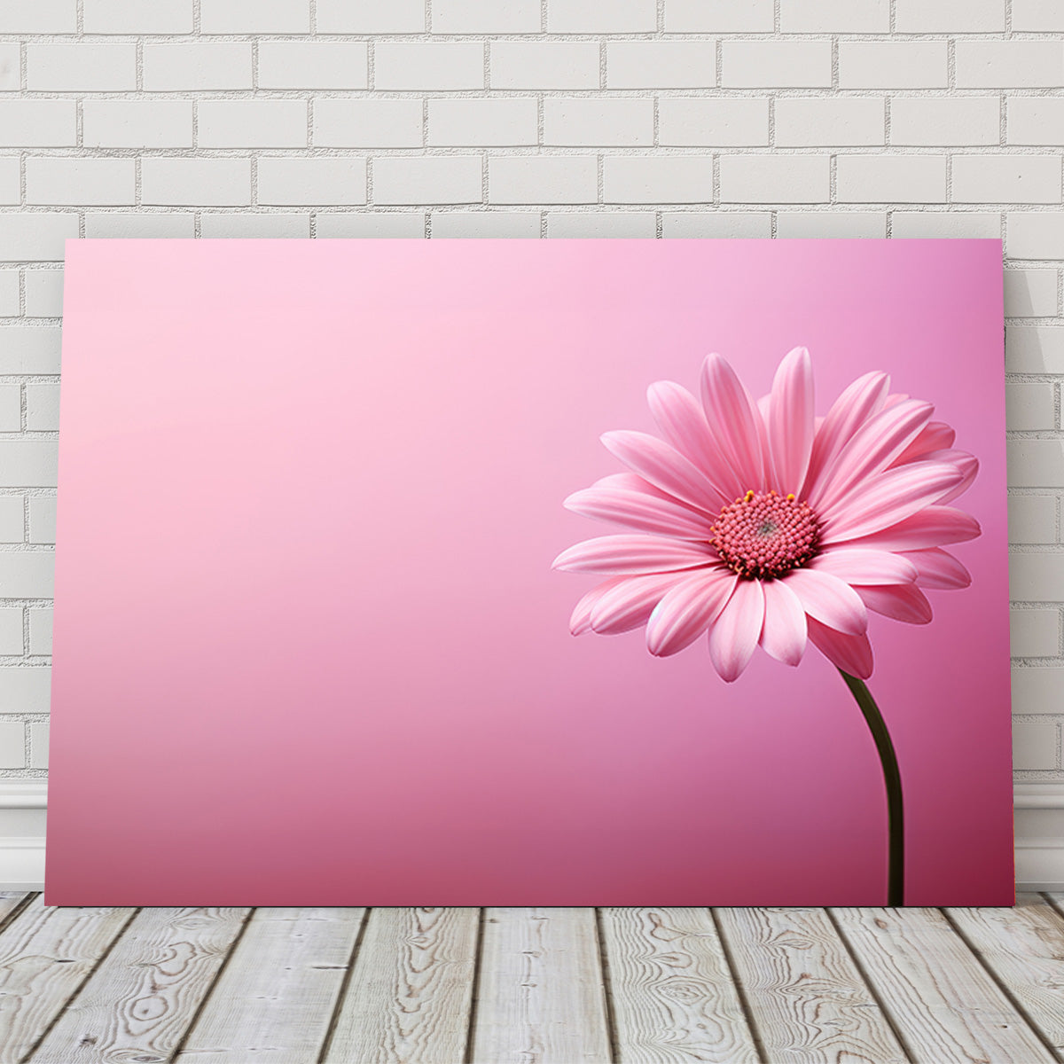 Pink Sunflower Wall Art
