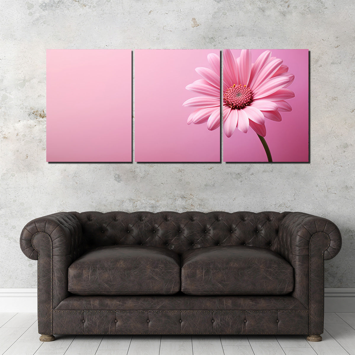 Pink Sunflower Wall Art