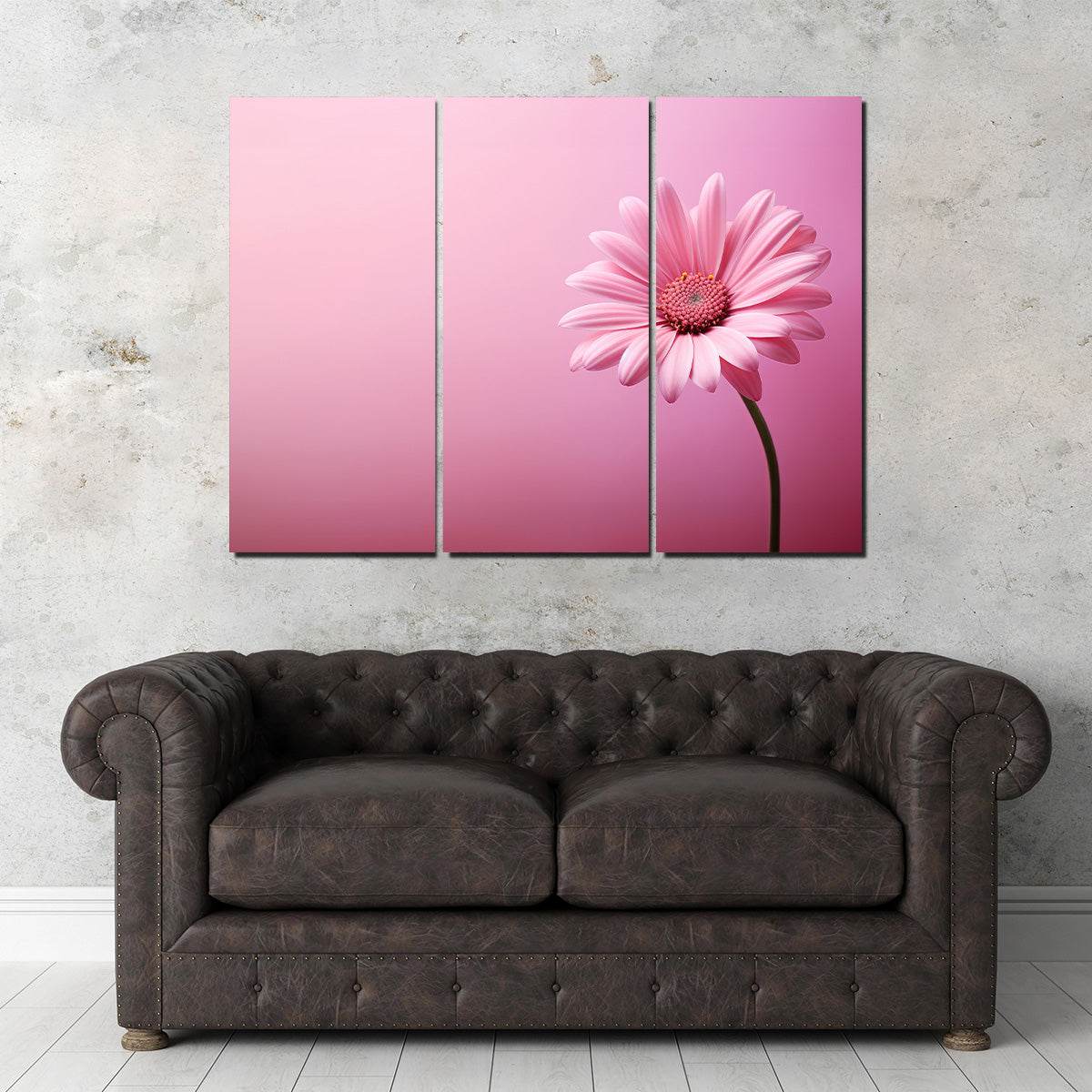 Pink Sunflower Wall Art
