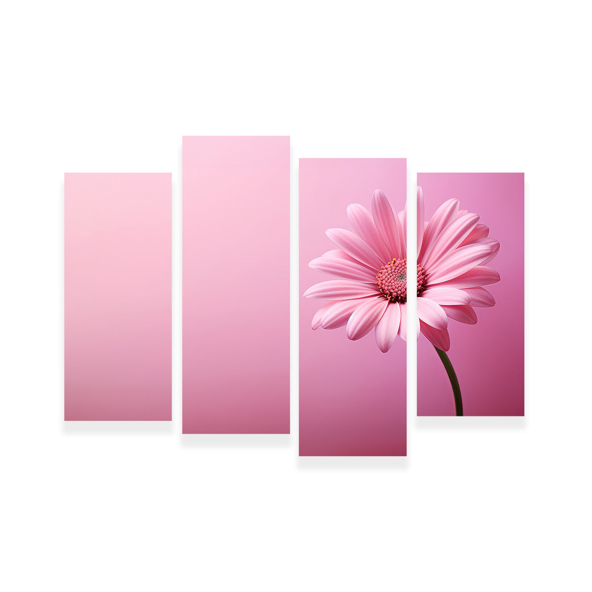 Pink Sunflower Wall Art