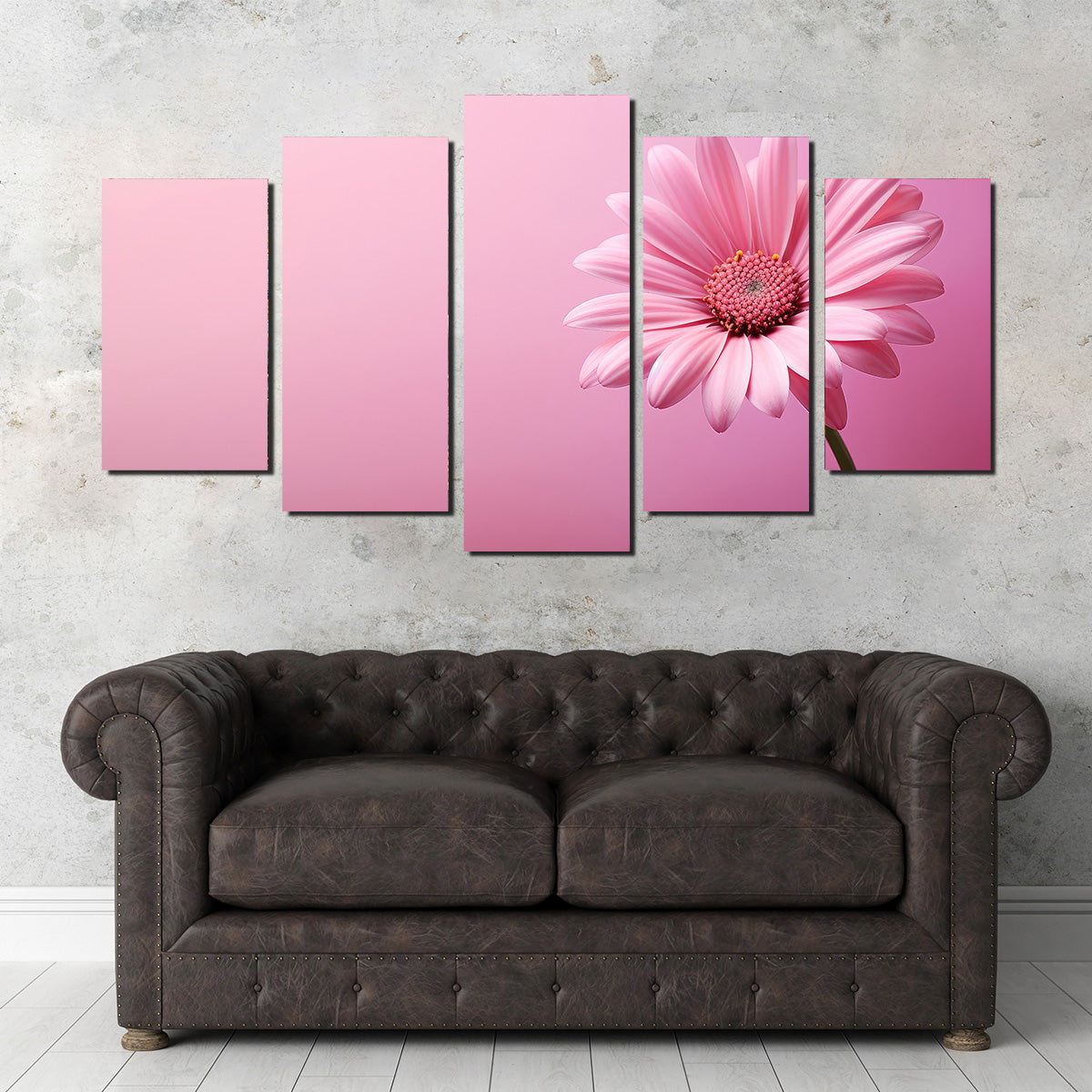 Pink Sunflower Wall Art