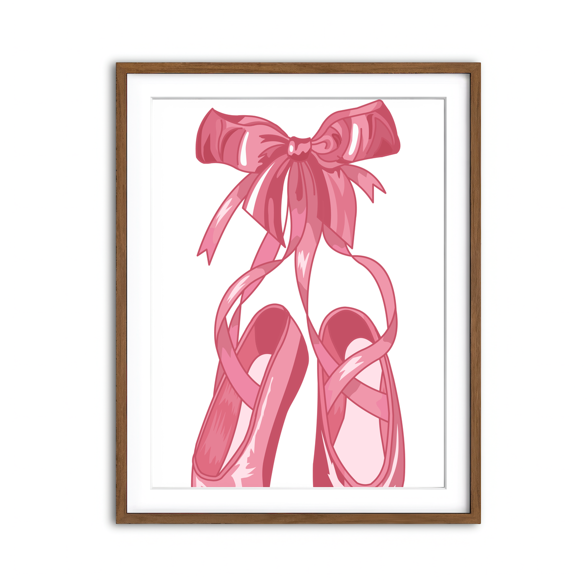 Framed Print 3x4 Walnut