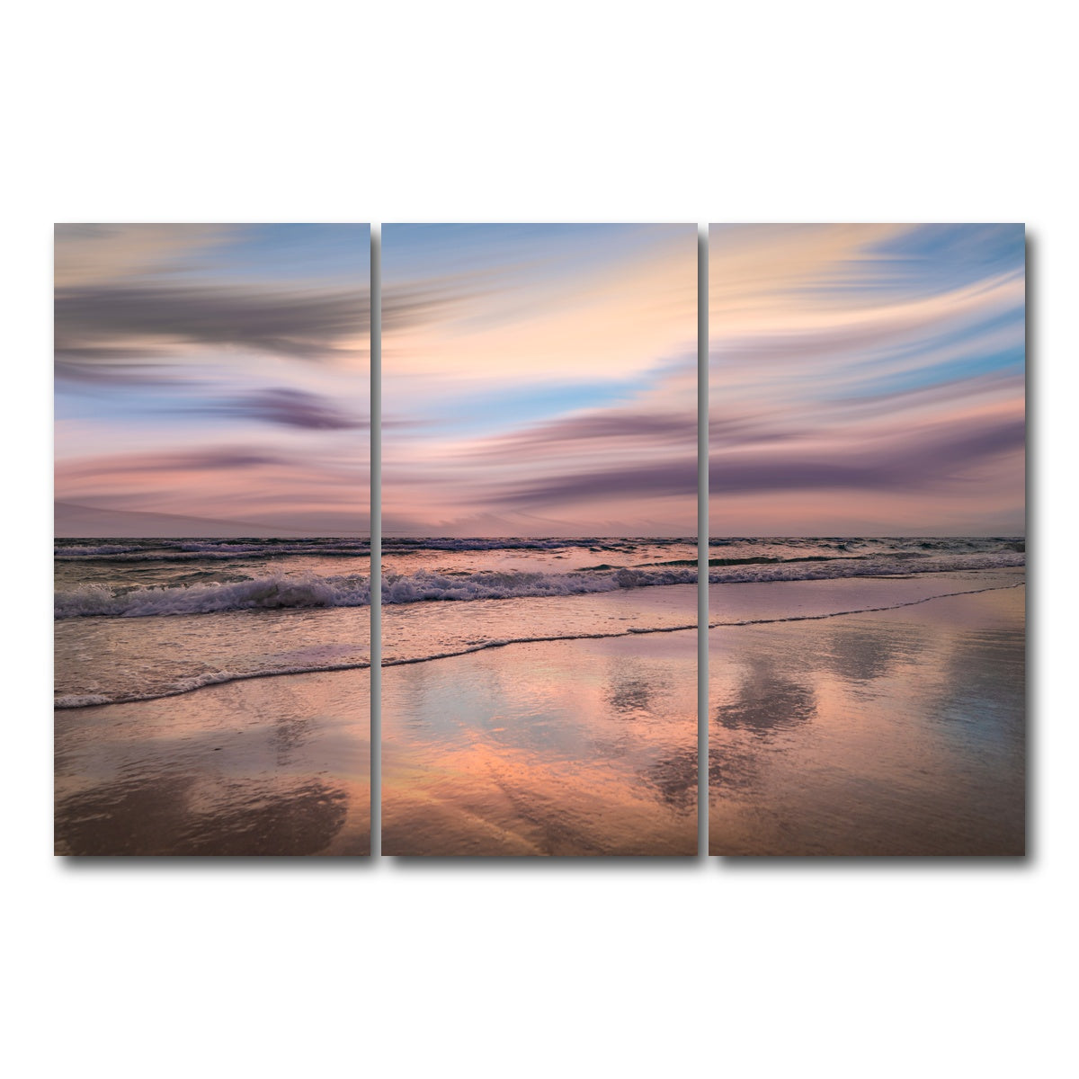 AUTO-MOCKUP WHITE | Pink Beauty | 3 Piece | Gallery Wrap Canvas | group=12x24