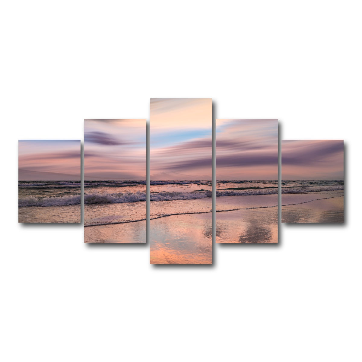 AUTO-MOCKUP WHITE | Pink Beauty | 5 Piece | Gallery Wrap Canvas | group=5_short