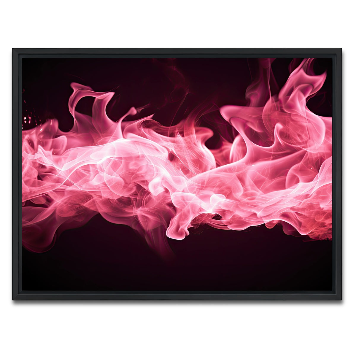 AUTO-MOCKUP WHITE | Pink Fire | 1 Piece | Black Framed Canvas | group=4x3