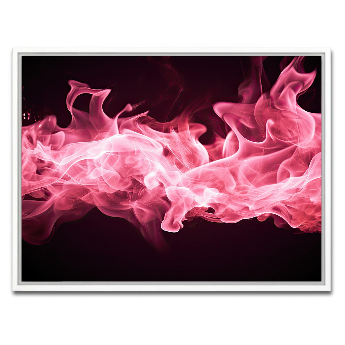 AUTO-MOCKUP WHITE | Pink Fire | 1 Piece | White Framed Canvas | group=4x3