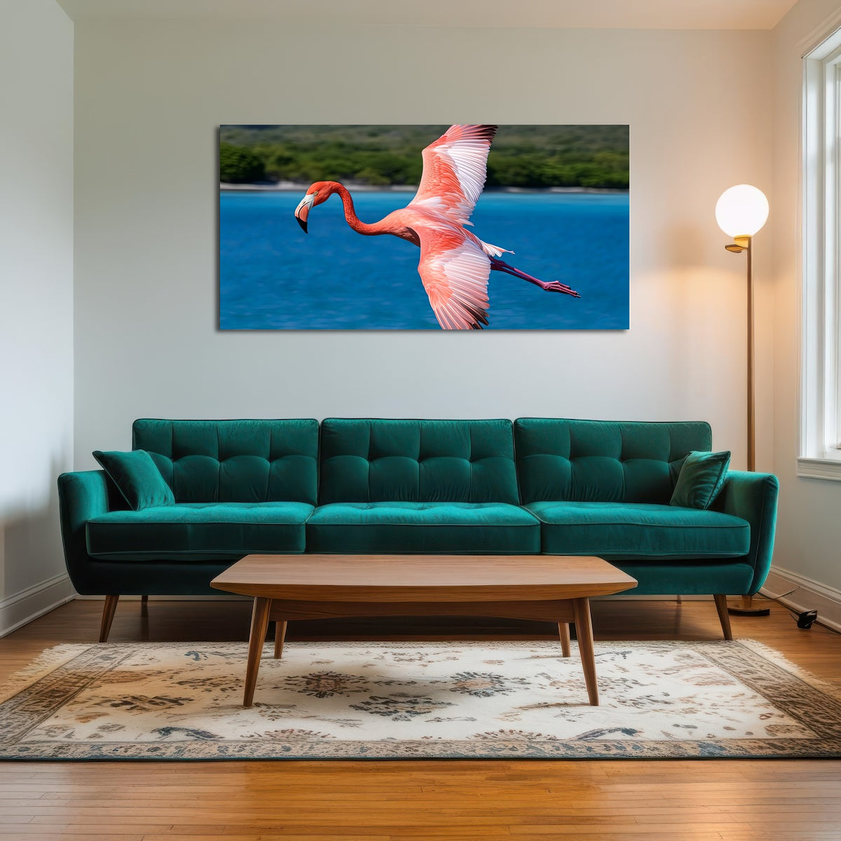 AUTO-MOCKUP ROOM | Pink Flamingo Flying