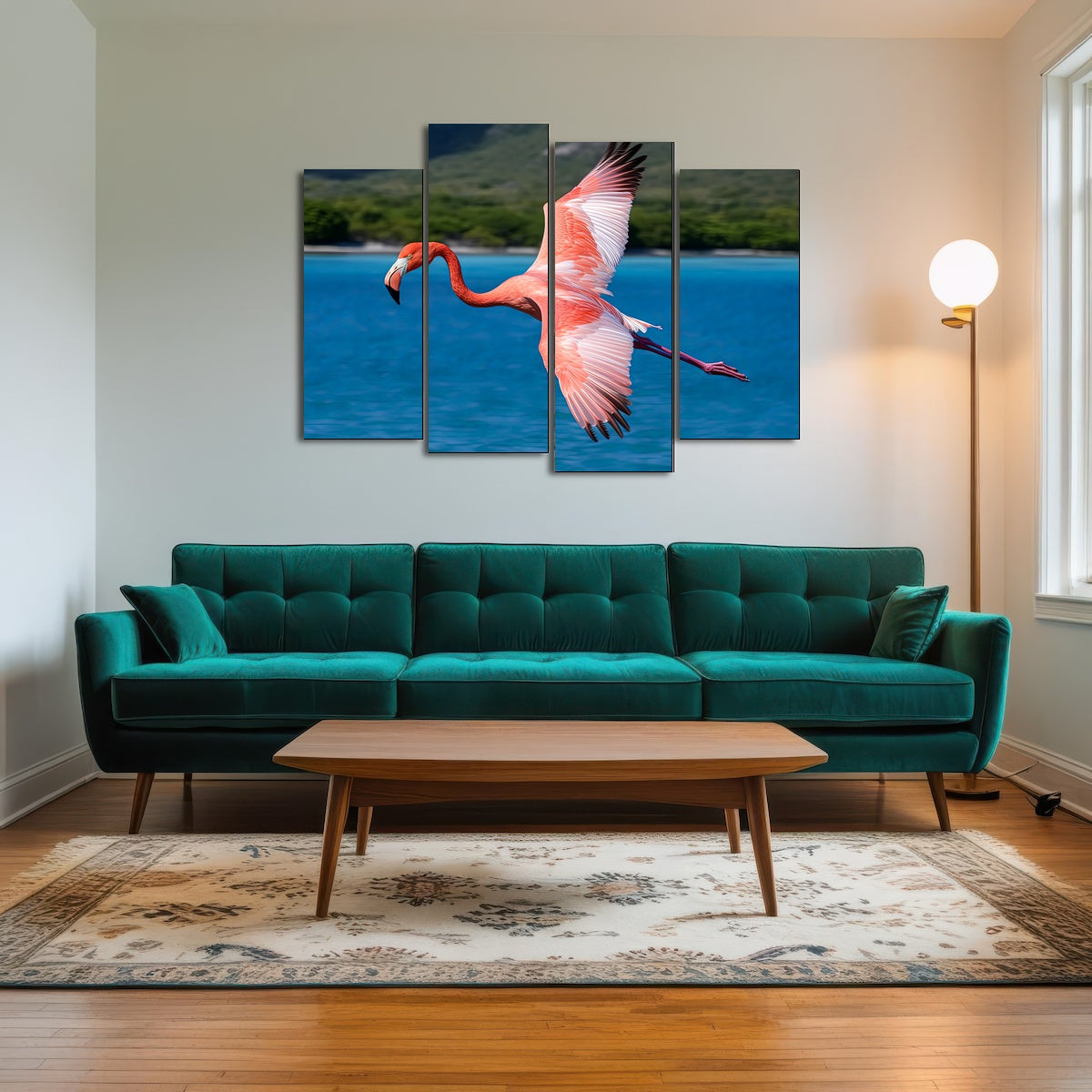 AUTO-MOCKUP ROOM | Pink Flamingo Flying