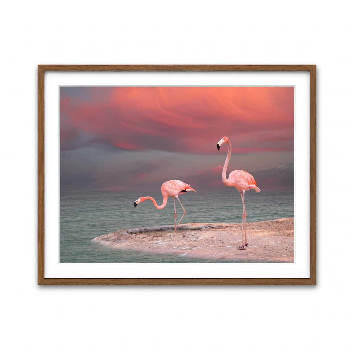 Framed Print 4x3 Walnut