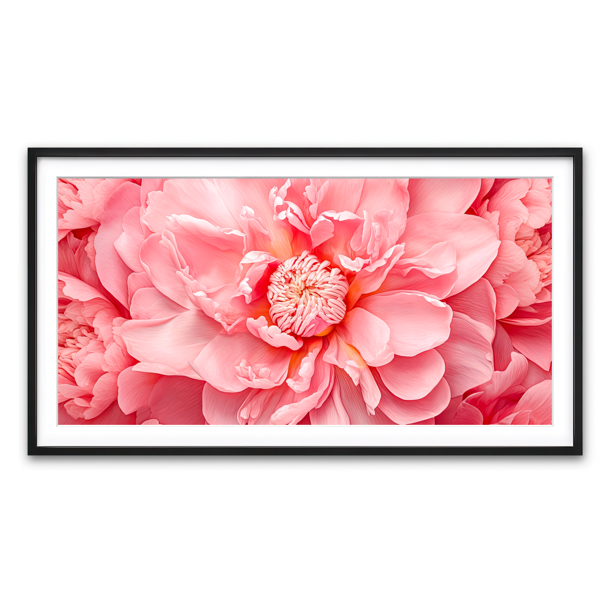 Framed Print 2x1 Black