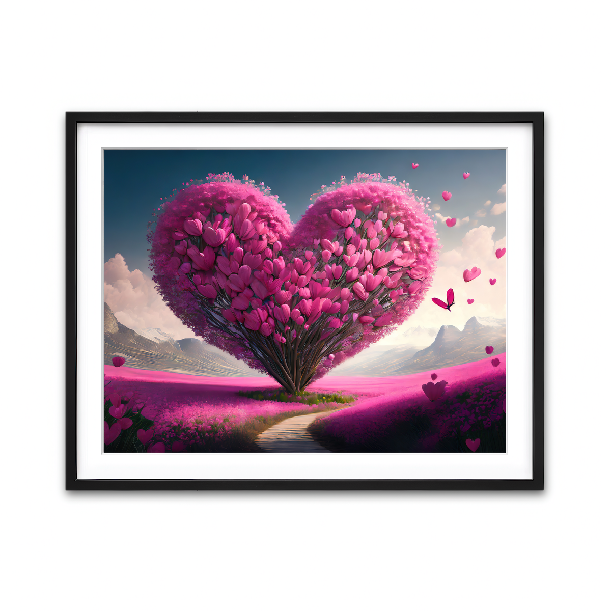 Framed Print 4x3 Black