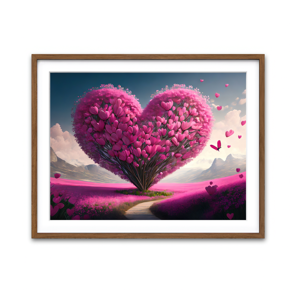 Framed Print 4x3 Walnut