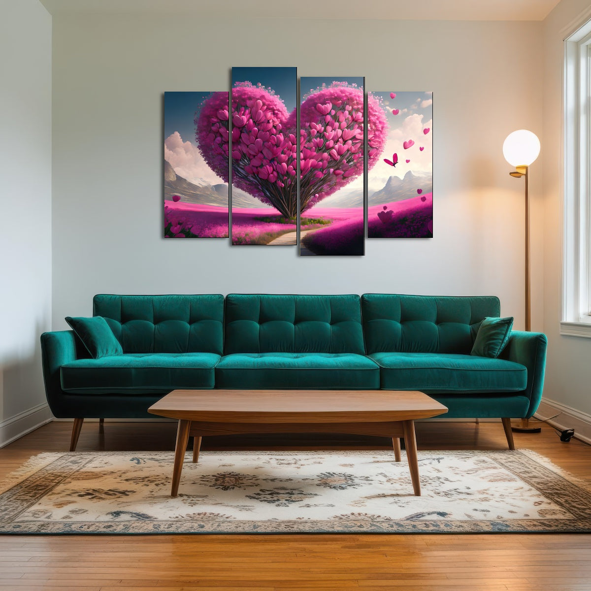 AUTO-MOCKUP ROOM | Pink Heart