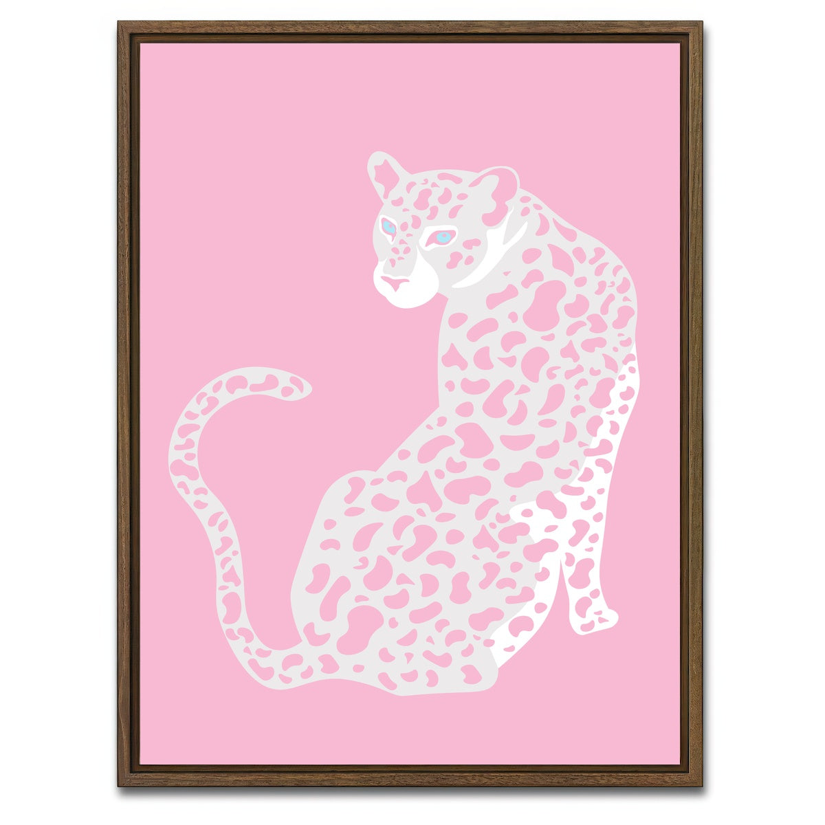 AUTO-MOCKUP WHITE | Pink Is My Favorite Kind Of Wild | 1 Piece | Walnut Framed Canvas | group=3x4