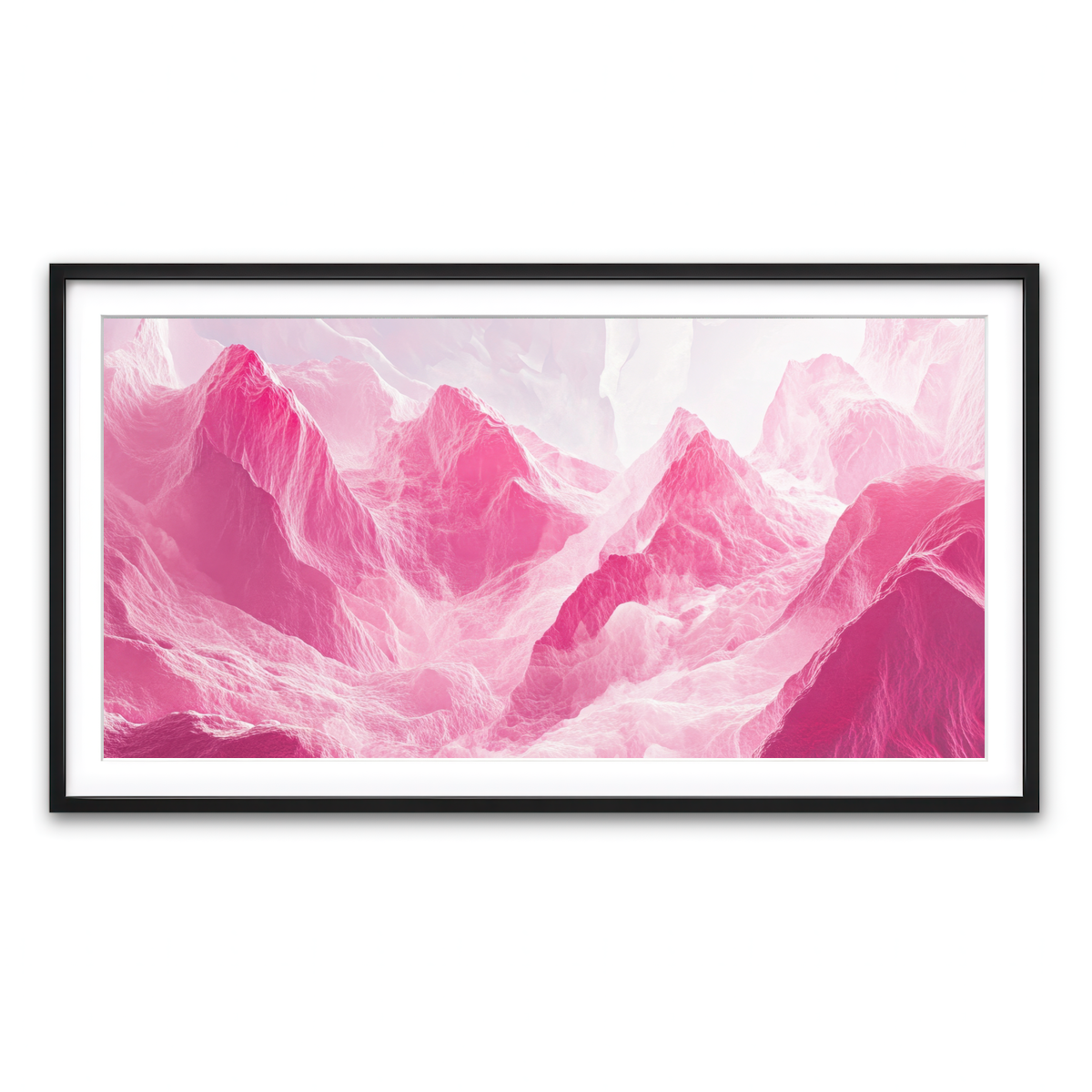 Framed Print 2x1 Black