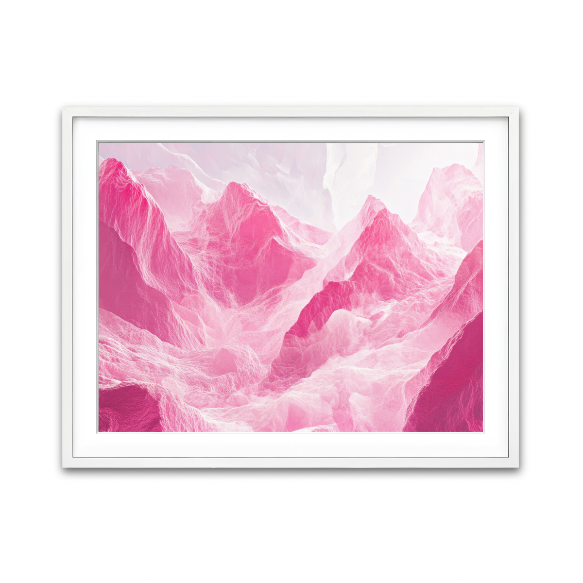 Framed Print 4x3 White