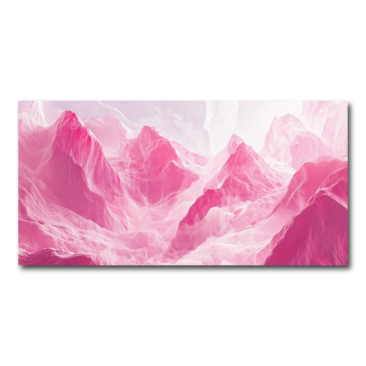 AUTO-MOCKUP WHITE | Pink Mountains | 1 Piece | Gallery Wrap Canvas | group=2x1