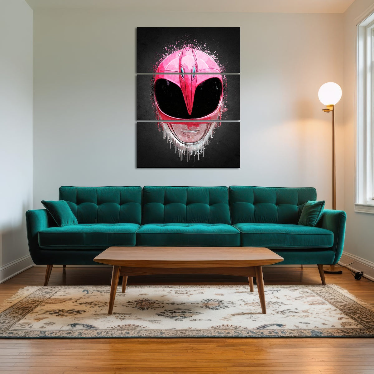 AUTO-MOCKUP ROOM | Pink Ranger Portrait