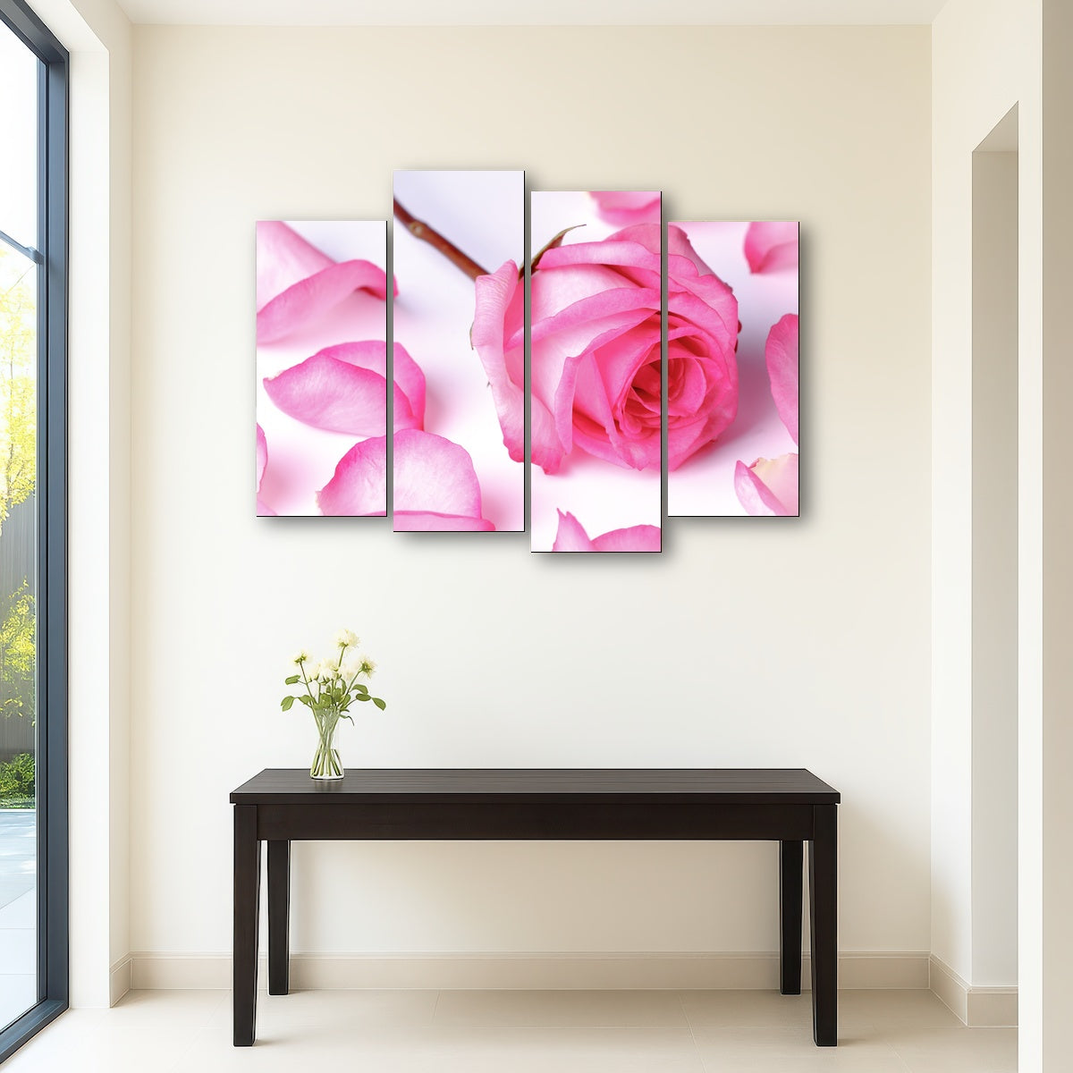 AUTO-MOCKUP ROOM | Pink Rose Petals