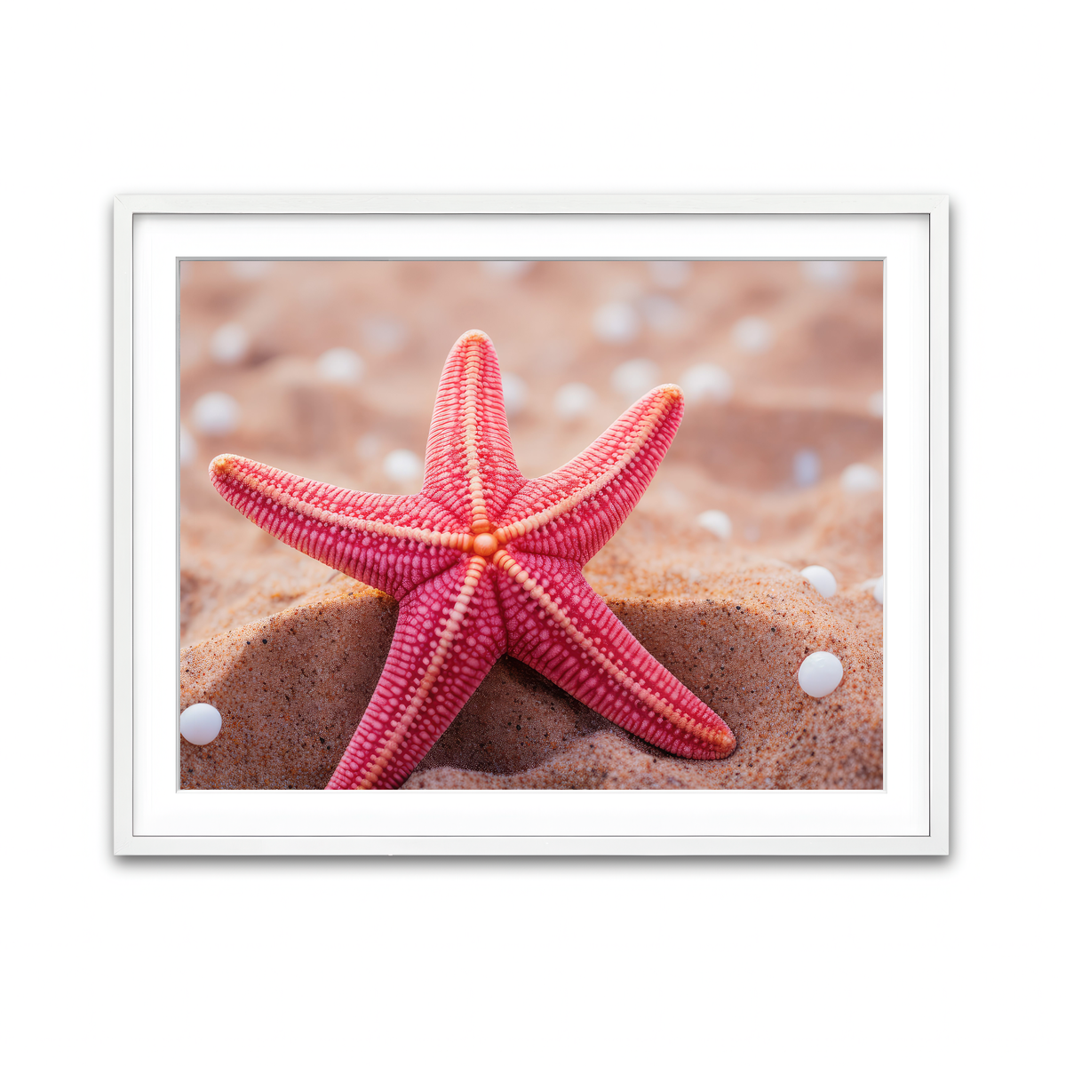 Framed Print 4x3 White