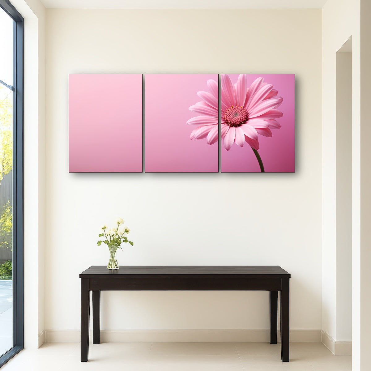 AUTO-MOCKUP ROOM | Pink Sunflower