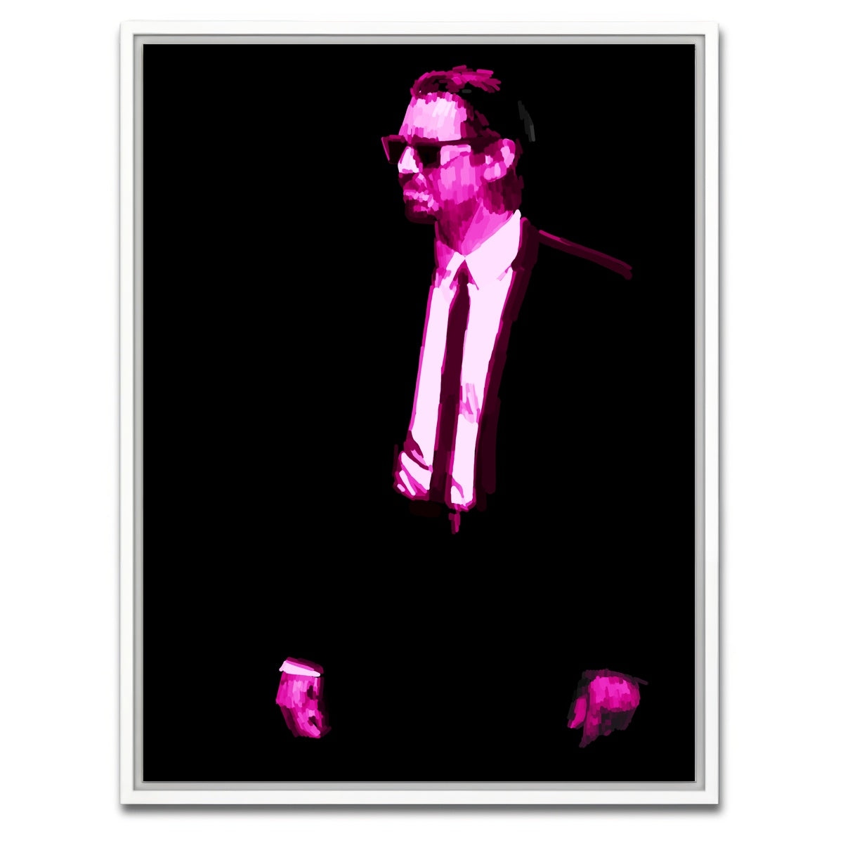 AUTO-MOCKUP WHITE | Pink | 1 Piece | White Framed Canvas | group=3x4