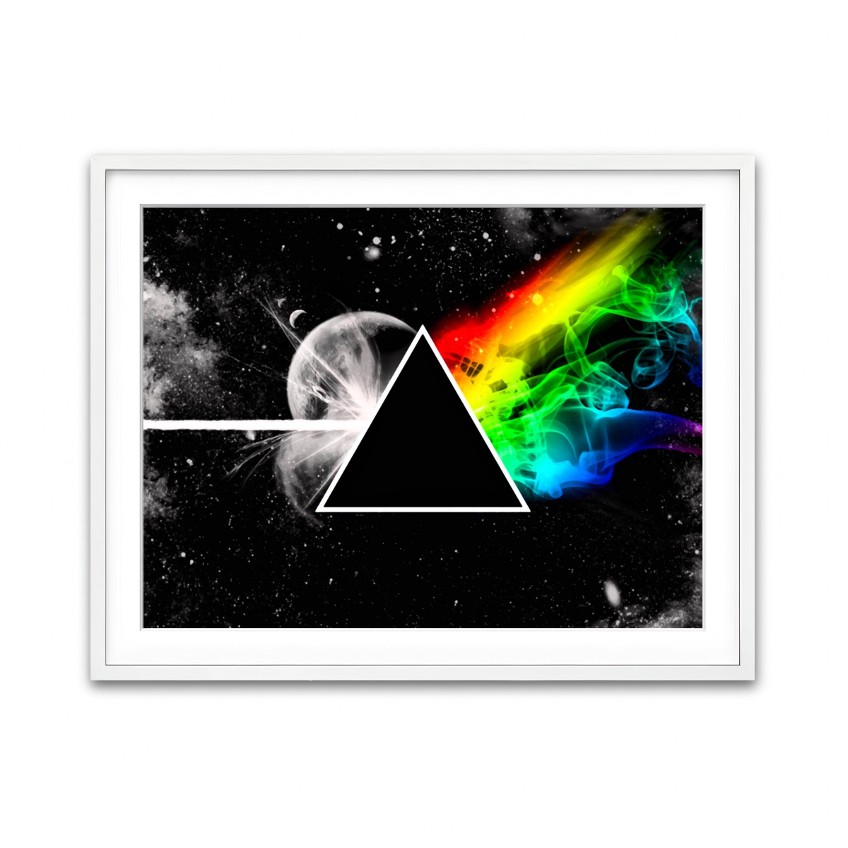 Framed Print 4x3 White