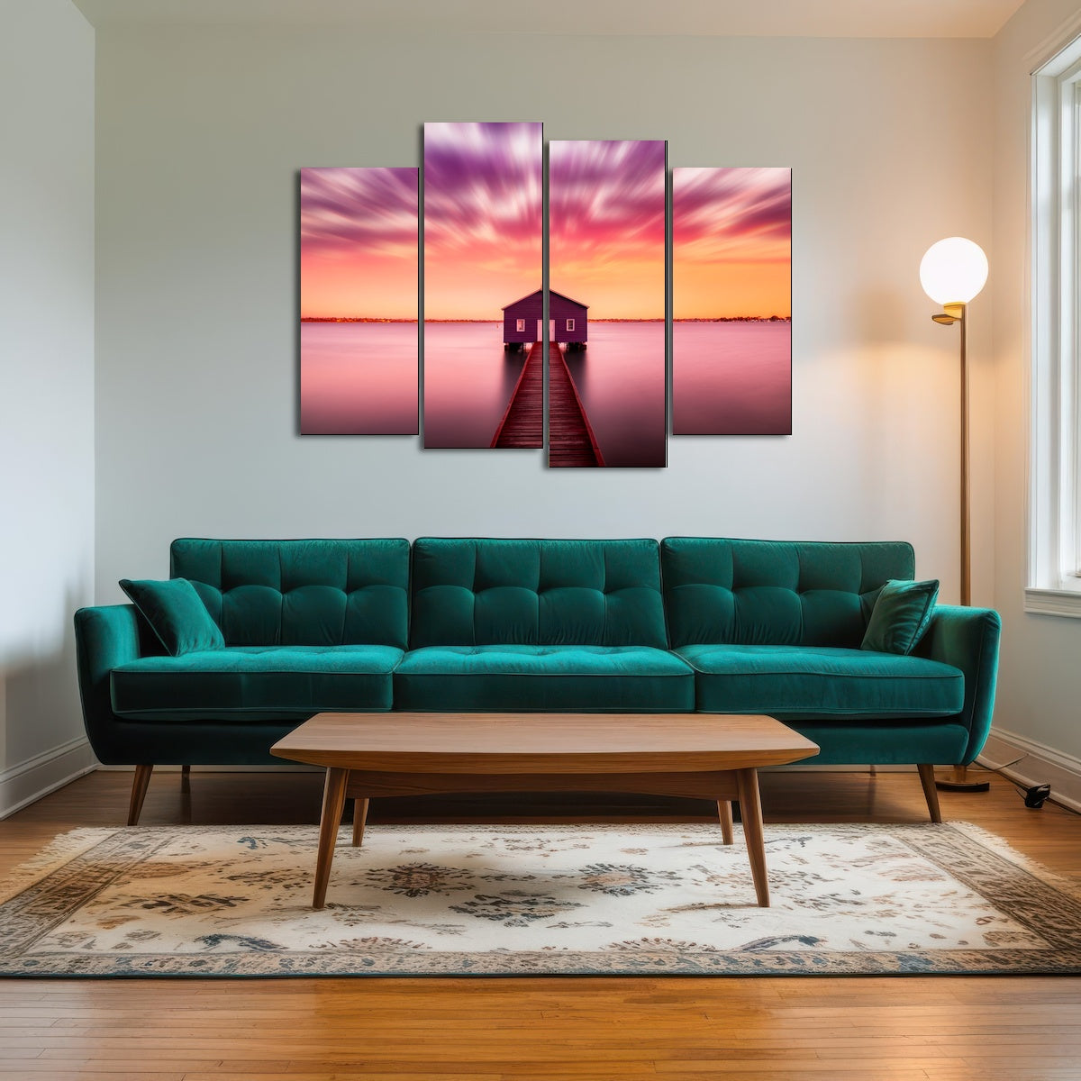 AUTO-MOCKUP ROOM | Pink lake house