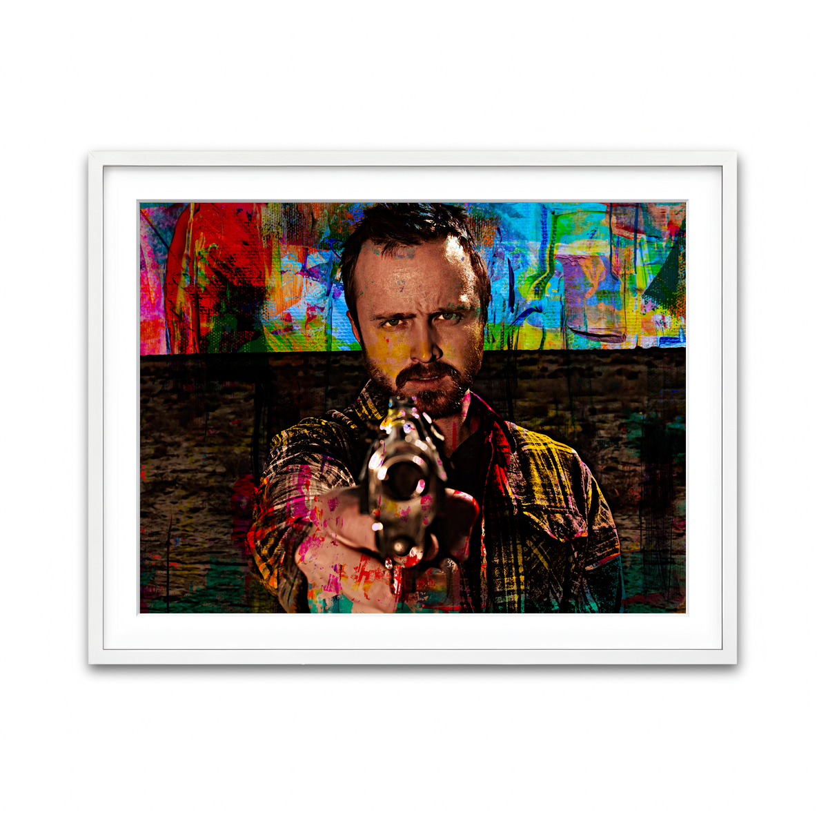 Framed Print 4x3 White