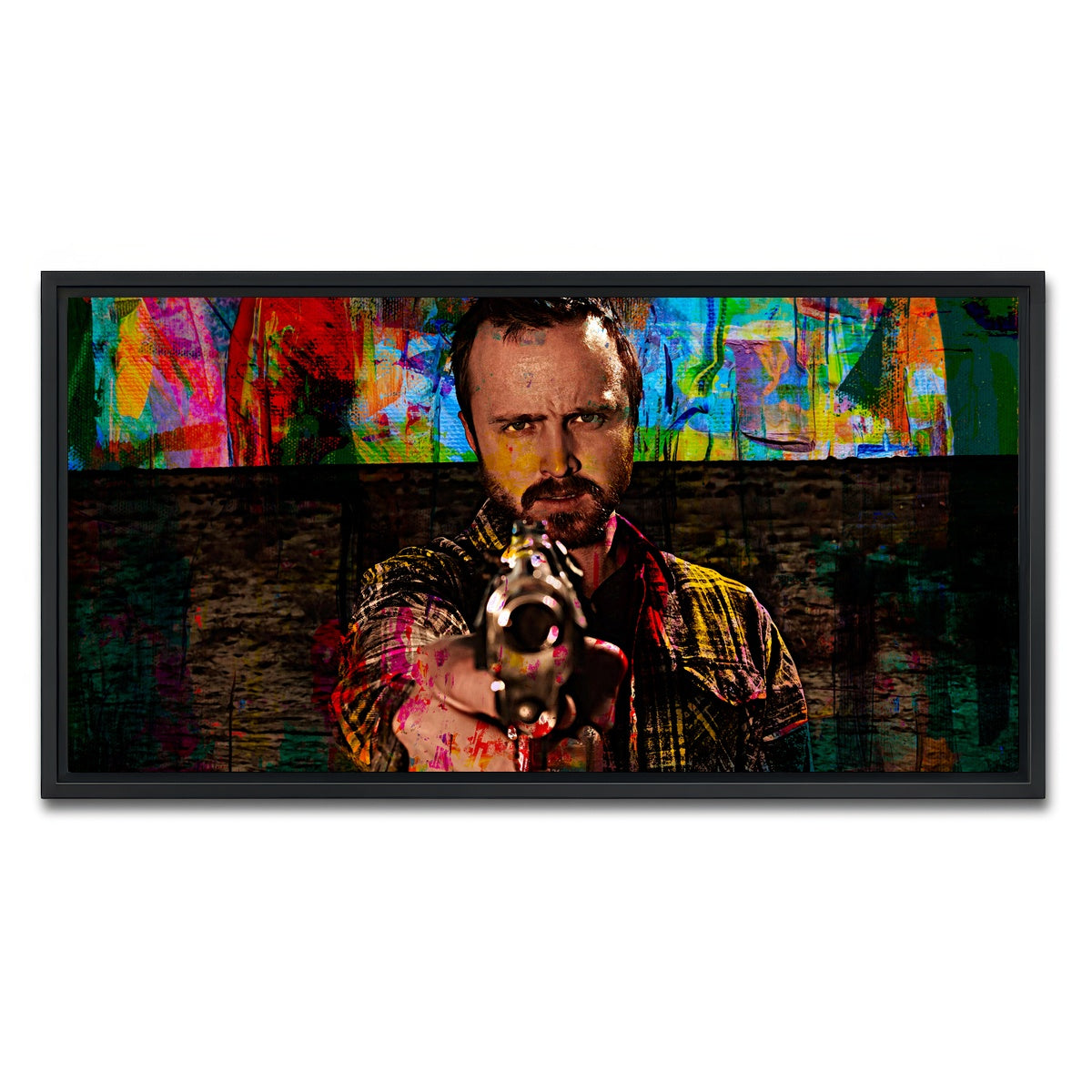 AUTO-MOCKUP WHITE | Pinkman | 1 Piece | Black Framed Canvas | group=2x1