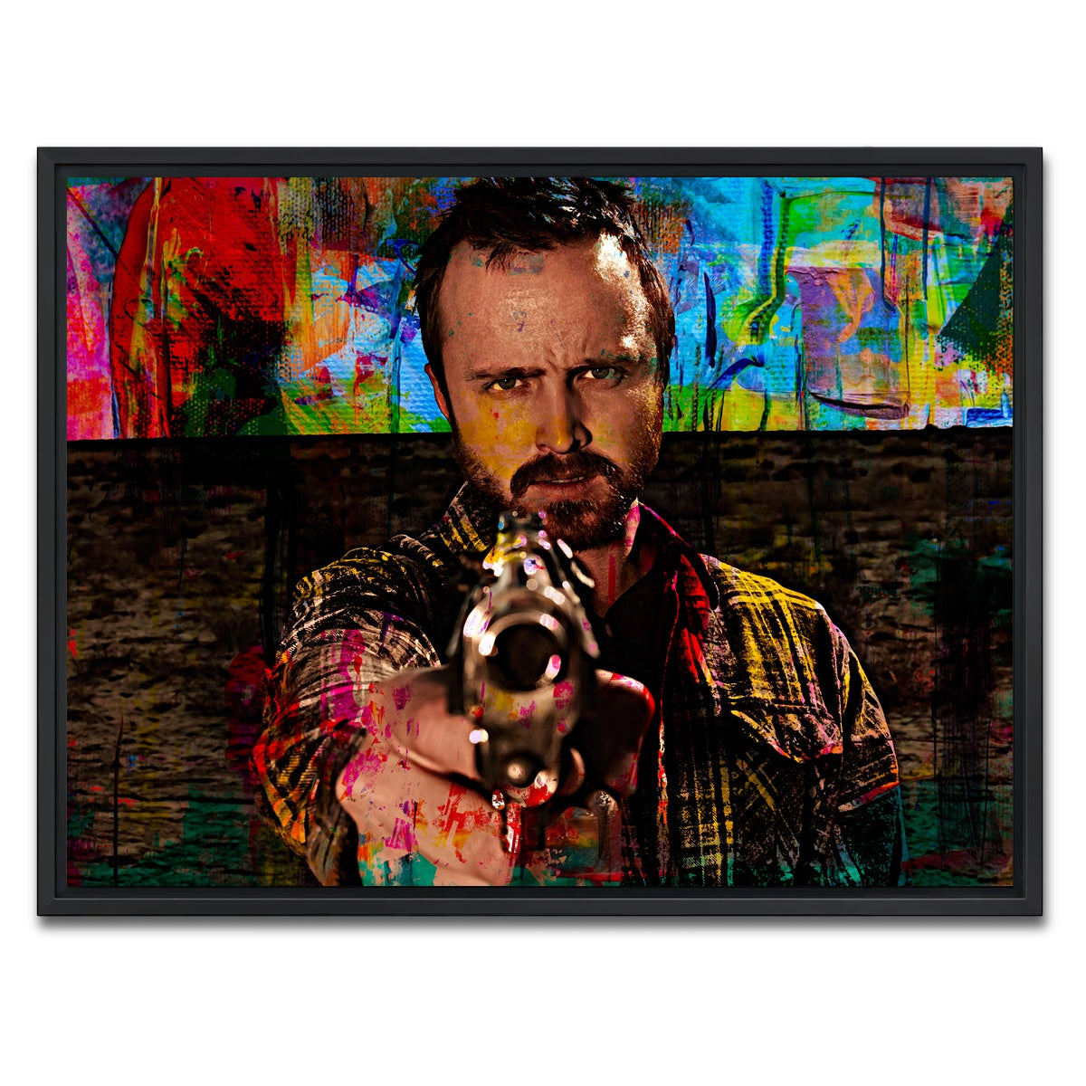 AUTO-MOCKUP WHITE | Pinkman | 1 Piece | Black Framed Canvas | group=4x3