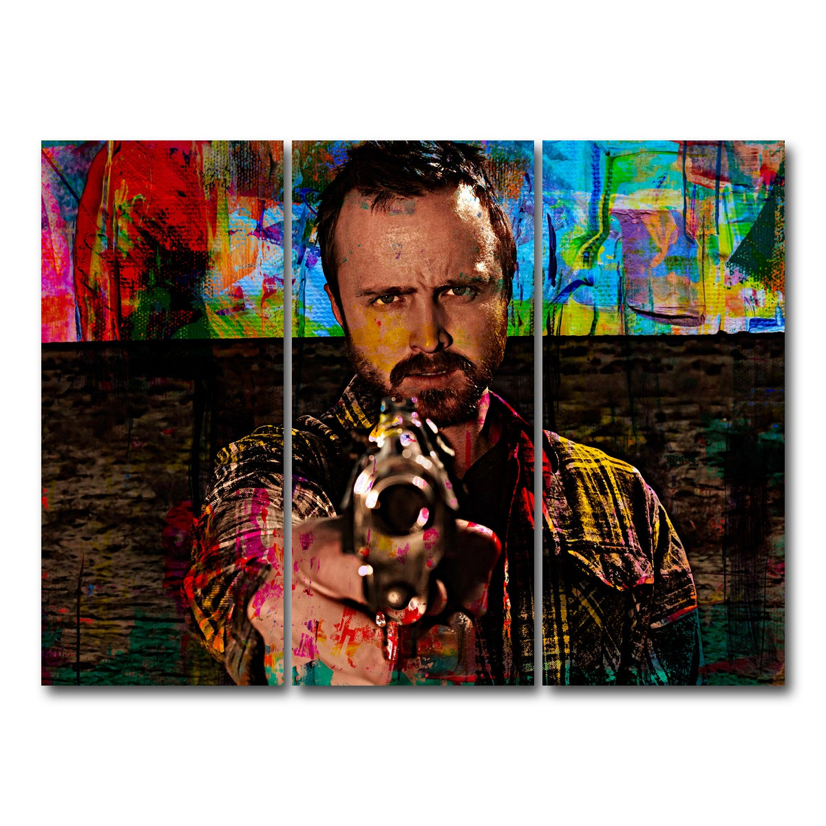 AUTO-MOCKUP WHITE | Pinkman | 3 Piece | Gallery Wrap Canvas | group=8x18