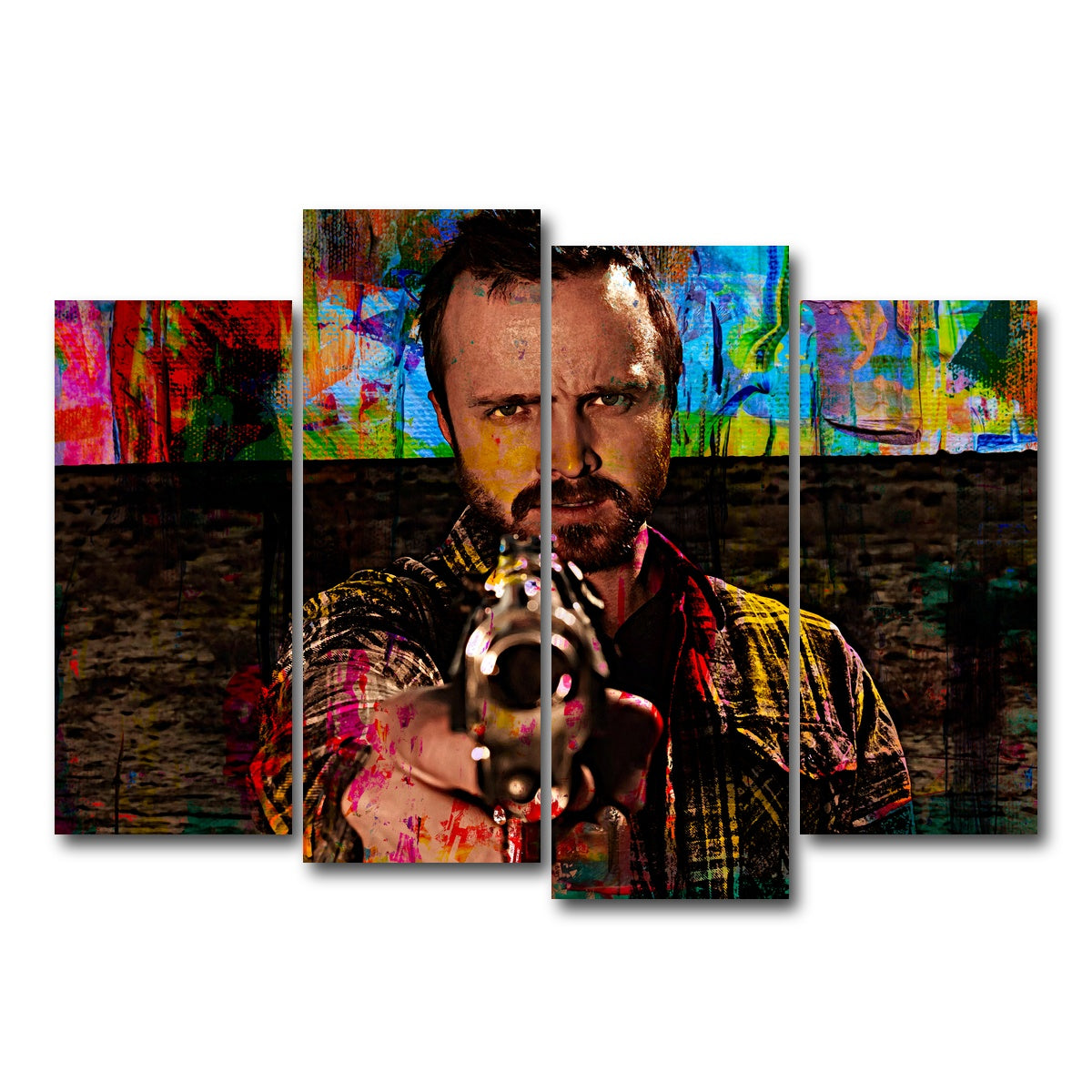 AUTO-MOCKUP WHITE | Pinkman | 4 Piece | Gallery Wrap Canvas | group=4_normal