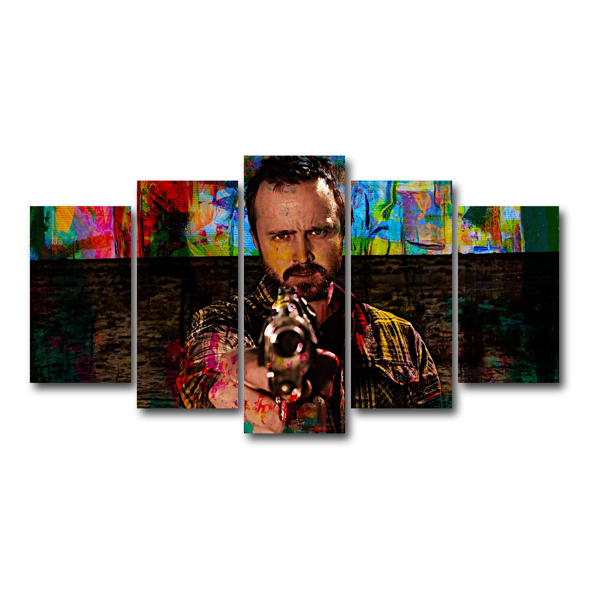 AUTO-MOCKUP WHITE | Pinkman | 5 Piece | Gallery Wrap Canvas | group=5_normal