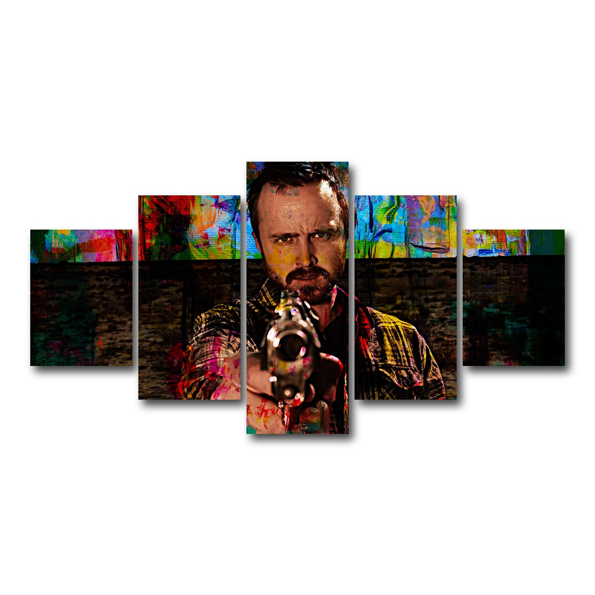 AUTO-MOCKUP WHITE | Pinkman | 5 Piece | Gallery Wrap Canvas | group=5_short