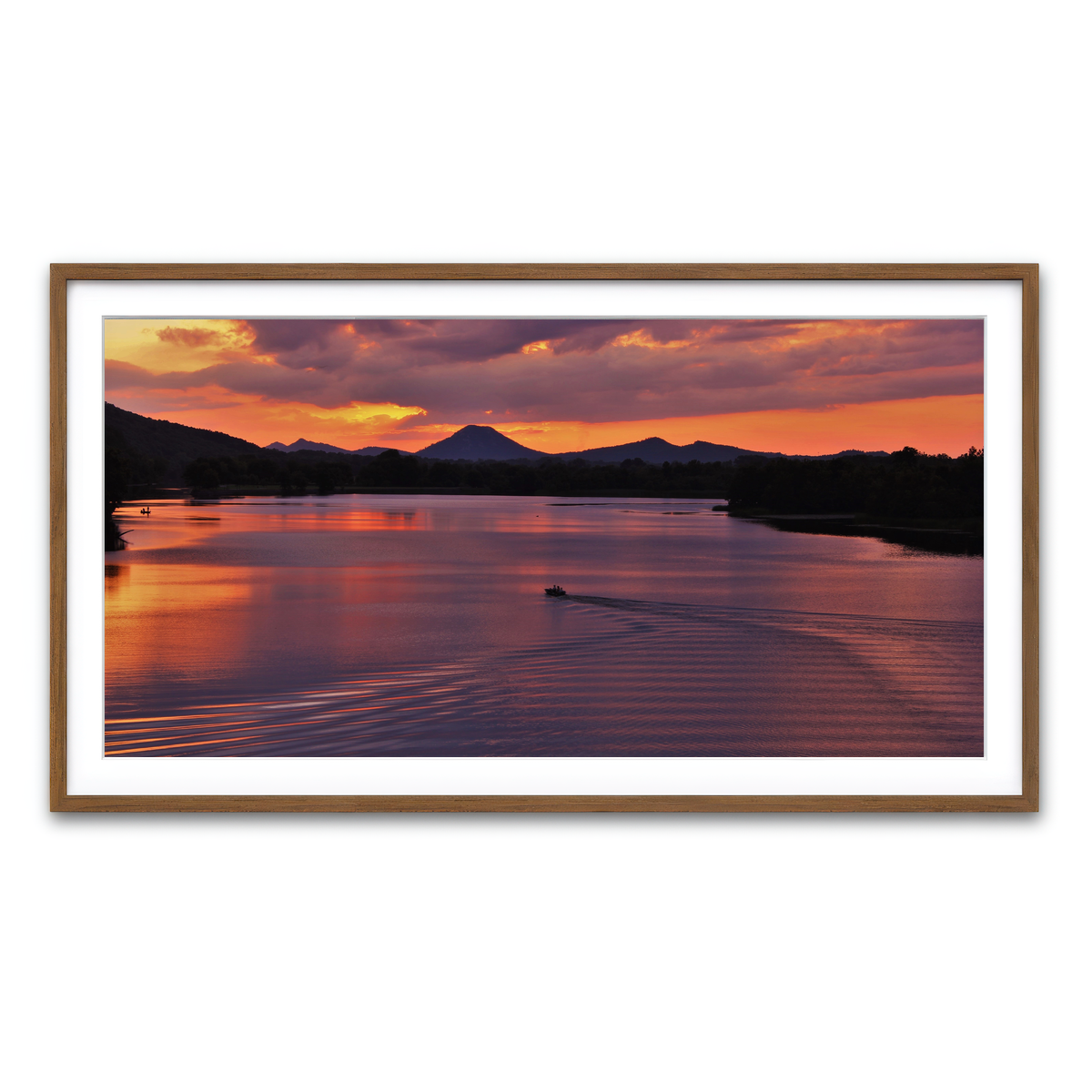Framed Print 2x1 Walnut