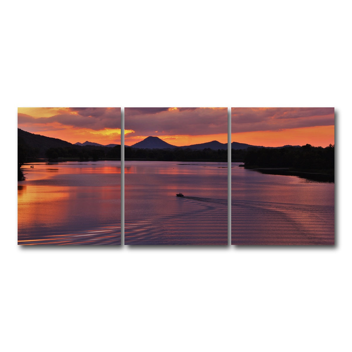 AUTO-MOCKUP WHITE | Pinnacle Mountain | 3 Piece | Gallery Wrap Canvas | group=18x24