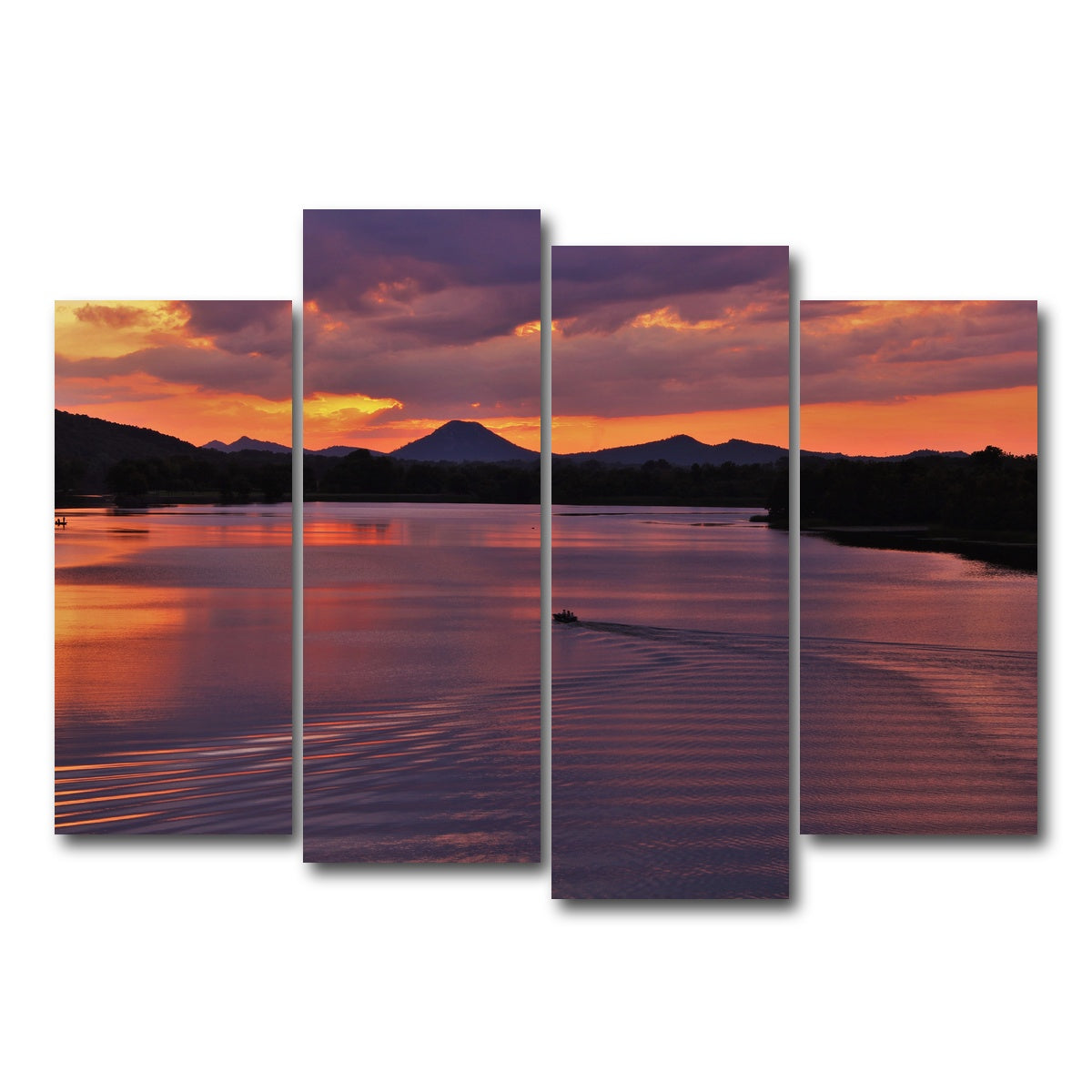 AUTO-MOCKUP WHITE | Pinnacle Mountain | 4 Piece | Gallery Wrap Canvas | group=4_normal