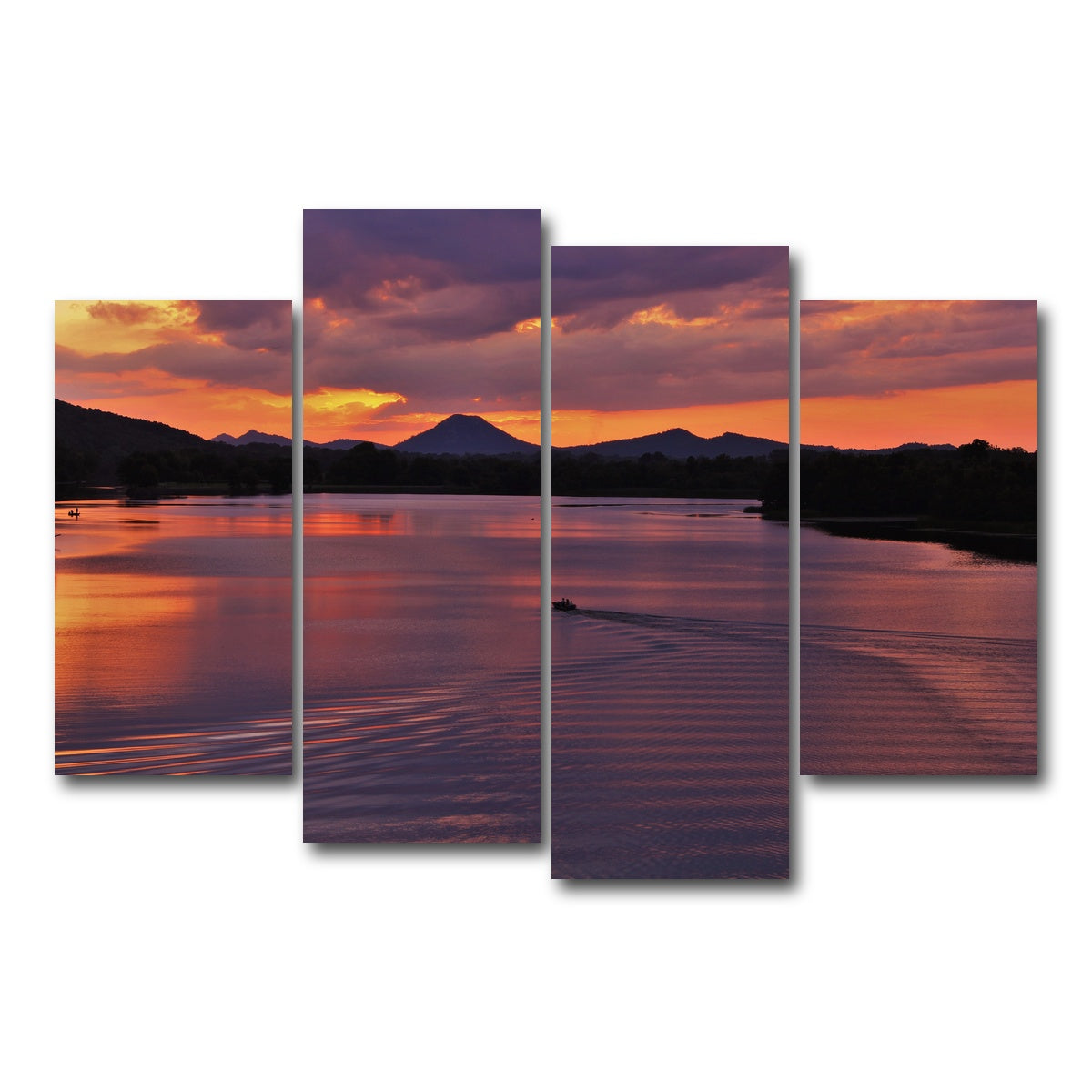 AUTO-MOCKUP WHITE | Pinnacle Mountain | 4 Piece | Gallery Wrap Canvas | group=4_short