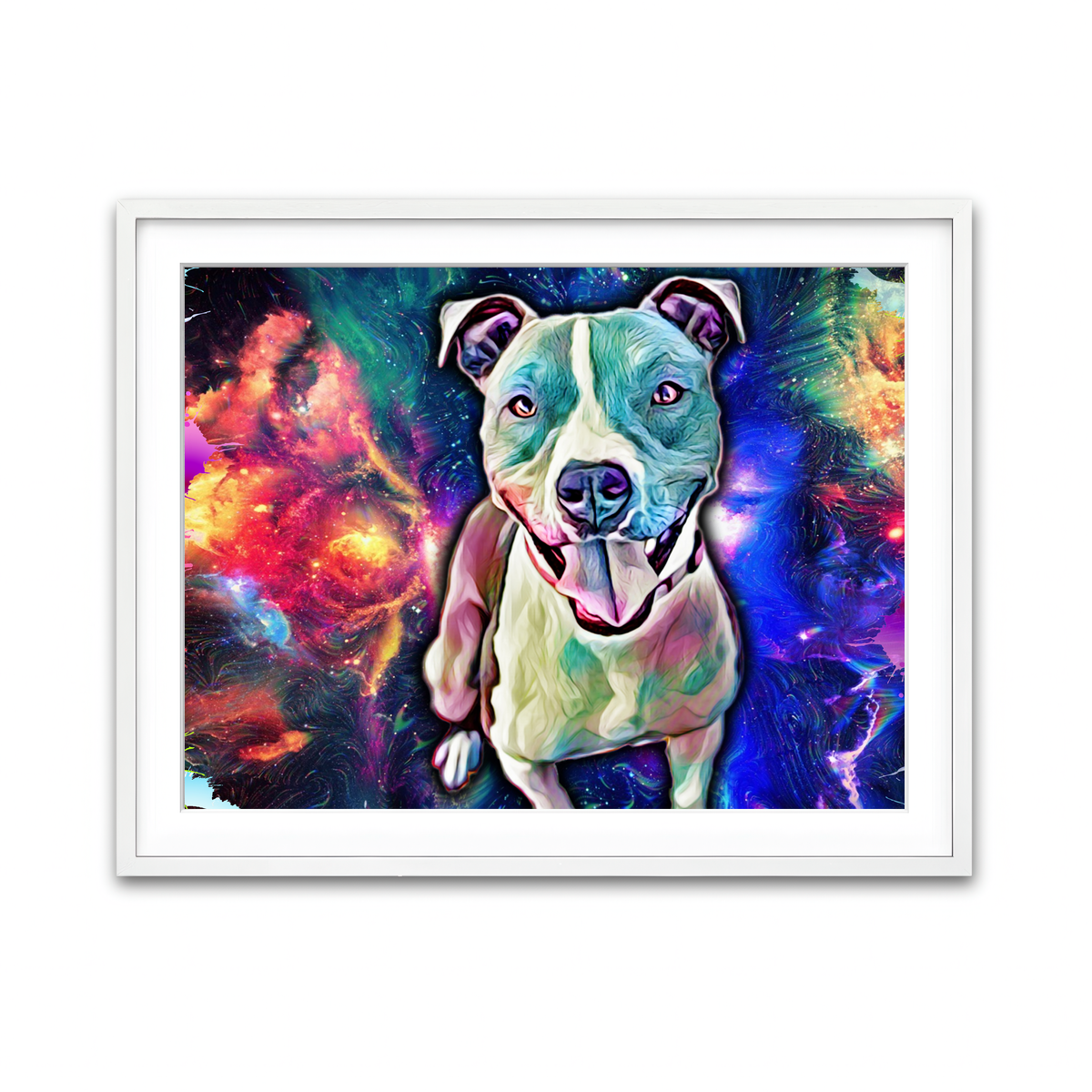 Framed Print 4x3 White